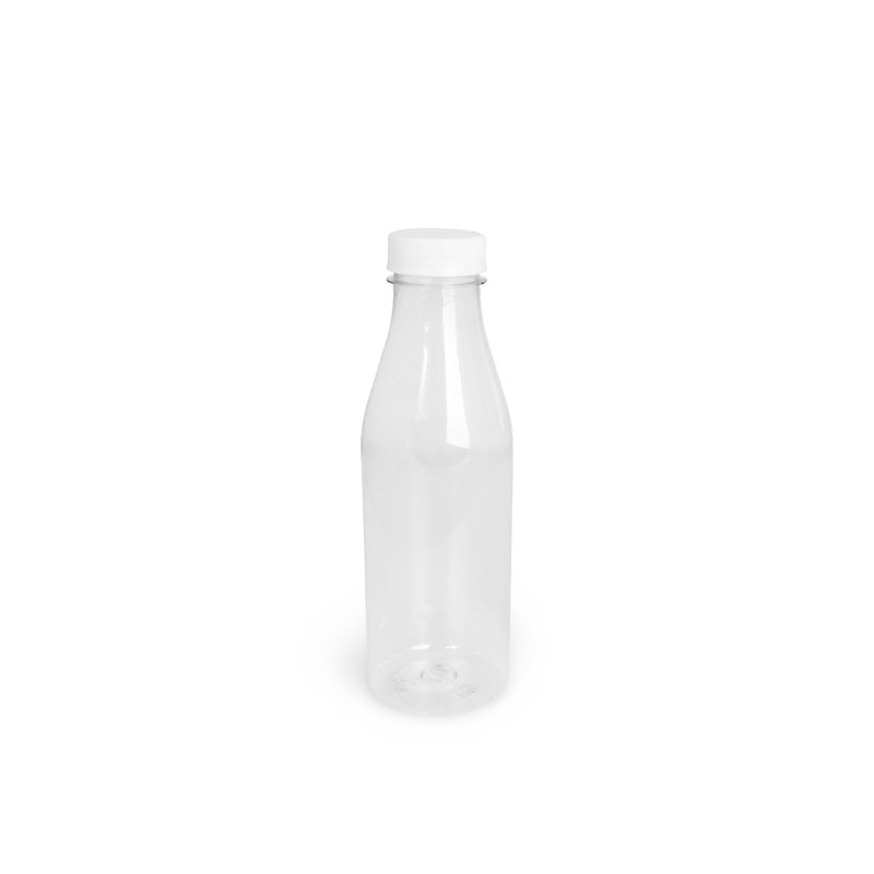 Бутылка ПЭТ прозрачная 0.5 л, горло 38 мм, С КРЫШКОЙ