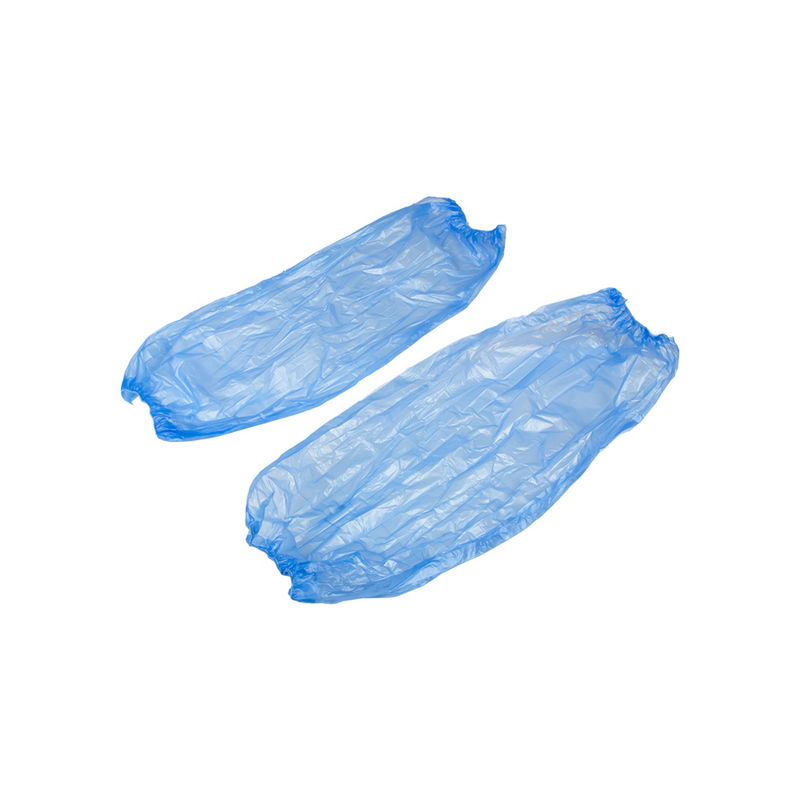 Нарукавник полиэтиленовый голубой 40*22 см