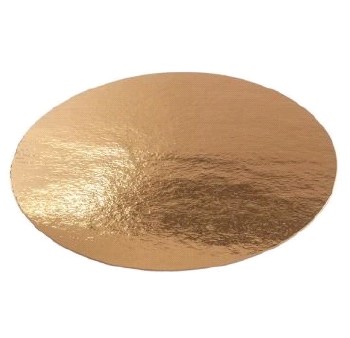 Подложка для торта круглая золото, 80*0,8 мм