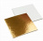 Подложка для торта усиленная прямоугольная золото-жемчуг, 400*300*1,5 мм
