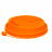 Крышка для стакана со съемным питейником 80 мм оранжевая матовая