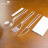 Набор прозрачных приборов в инд. упаковке (нож, вилка, ложка, салфетка, зубочистка)