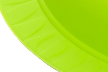 Одноразовая тарелка, зеленая, 178 мм