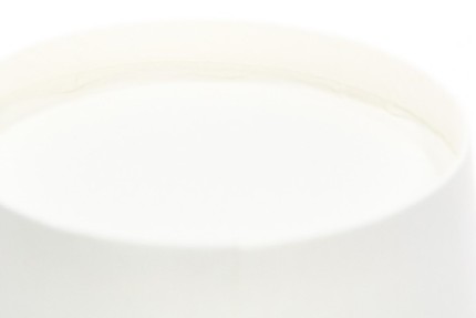 Бумажный стакан 350 мл (макс. 400 мл), однослойный, d=90мм, белый