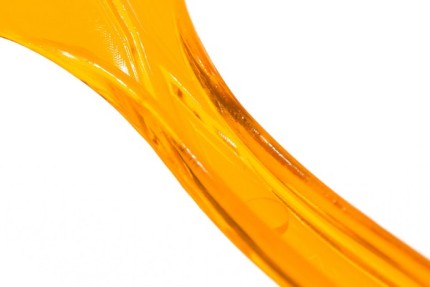 Пластиковая оранжевая ложка ПРЕМИУМ, 180 мм