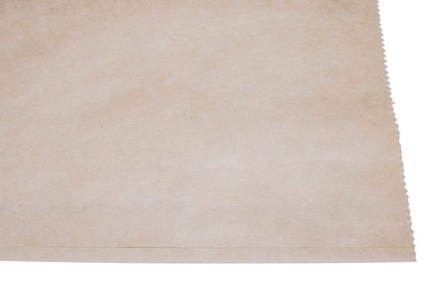 Бумажный крафт пакет без ручек с прямоугольным дном, 120*80*330 мм