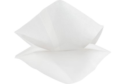 Бумажный крафт пакет с плоским дном, пергаментный, белый, 250*110*350 мм