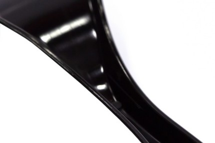 Пластиковая одноразовая черная вилка ПРЕМИУМ, 180 мм