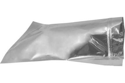 Пакет дой-пак зип-лок металлизированный, серебряный, 210*50*330 мм