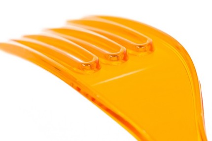 Пластиковая одноразовая оранжевая вилка ПРЕМИУМ, 180 мм