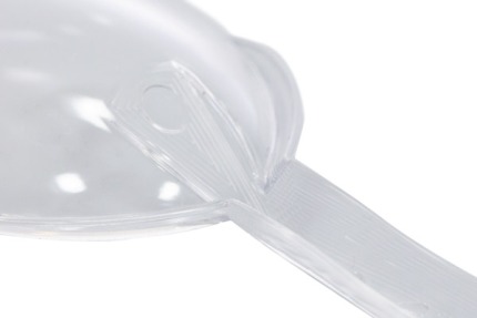 Прозрачная пластиковая ложка, 170 мм