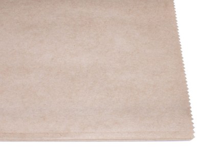 Бумажный крафт пакет без ручек, с прямоугольным дном, 240*140*400 мм