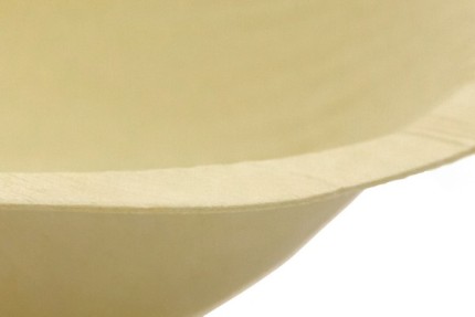 Одноразовая деревянная тарелка овальная 195*125 мм