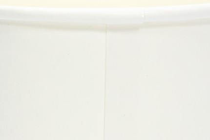 Бумажный стакан 330 мл (макс. 350 мл), однослойный, d=80мм, белый