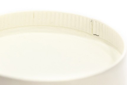 Супница с бумажной крышкой, белая, 320 мл (макс. 360 мл)