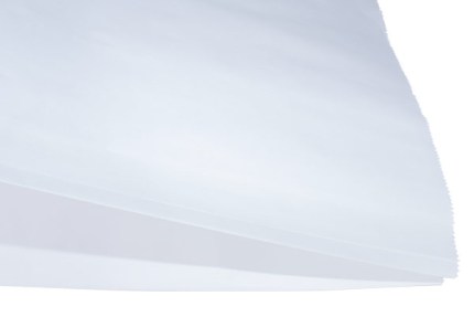 Бумажный крафт пакет без ручек с прямоугольным дном, белый, 260*150*340 мм