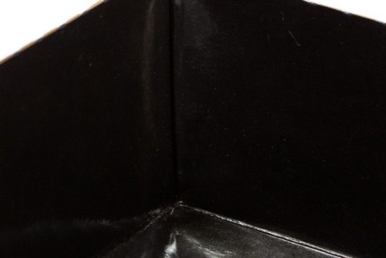 Контейнер бумажный с крышкой, 400мл, 140*100*45 мм, черный