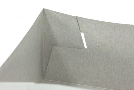 Коробка для торта с окном, белая, 225*225*110 мм