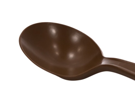 Одноразовая ложка, 150 мм, шоколадная