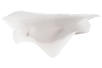 Бумажный пакет с плоским дном белый жиростойкий 110*35*210 мм