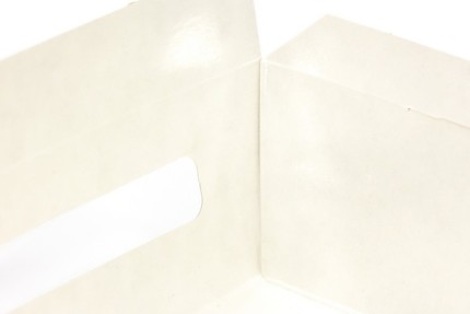 Контейнер бумажный, совмещенная крышка с окном, 600мл, 150*115*50 мм, крафт