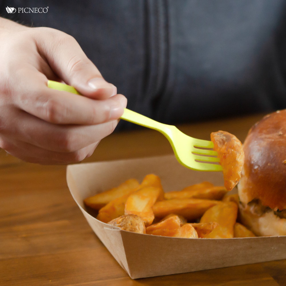 товар Одноразовая малая вилка,зеленая, 150 мм SP016Z