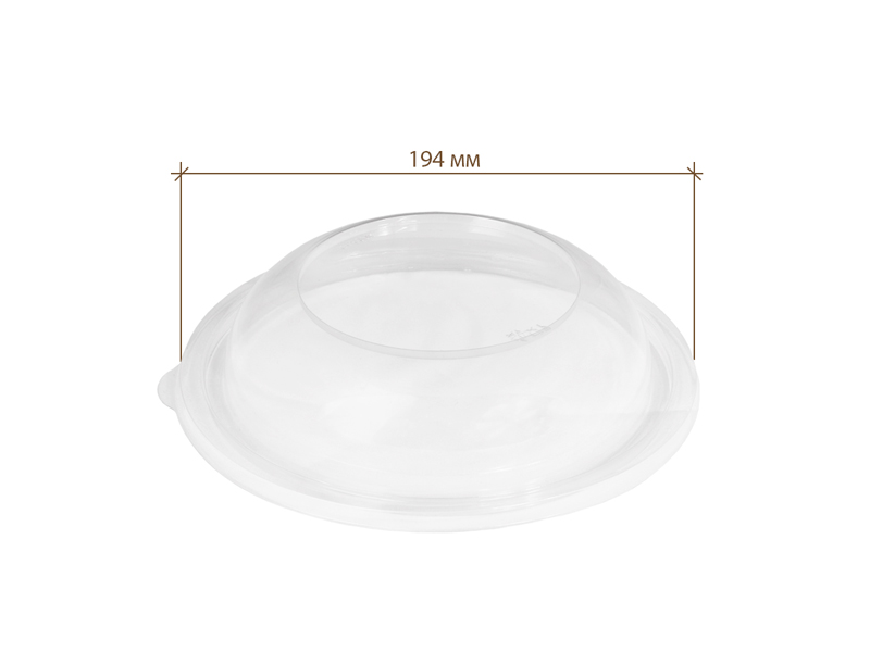 товар Крышка купольная ПЭТ для контейнеров серии Сп-190, диаметр 194мм KRPK190