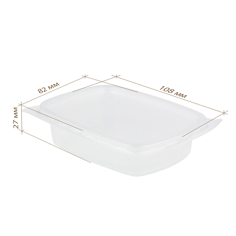 товар Контейнер PP, прозрачный, 108*82*27 мм, 125 мл, серия К-108 V4-0005