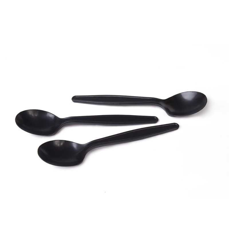 товар Одноразовая ложка, черная, 150 мм SP001C