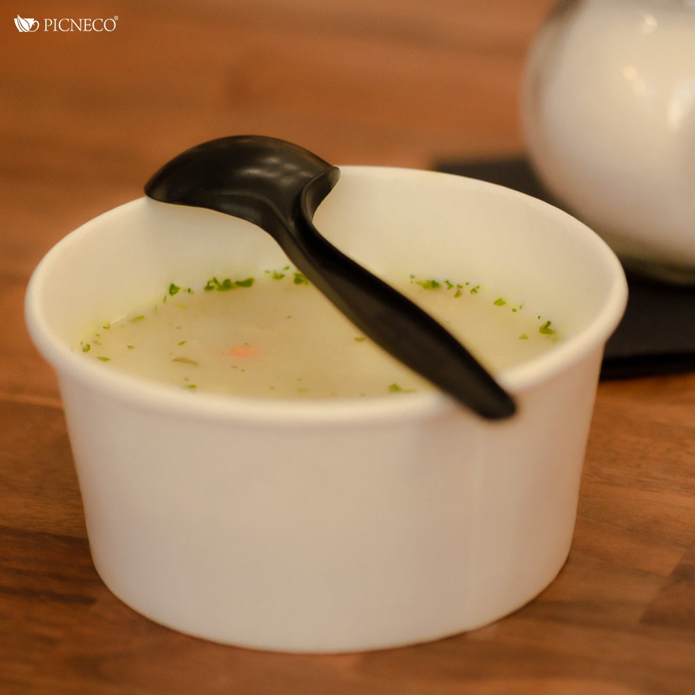 товар Одноразовая ложка, черная, 150 мм SP001C