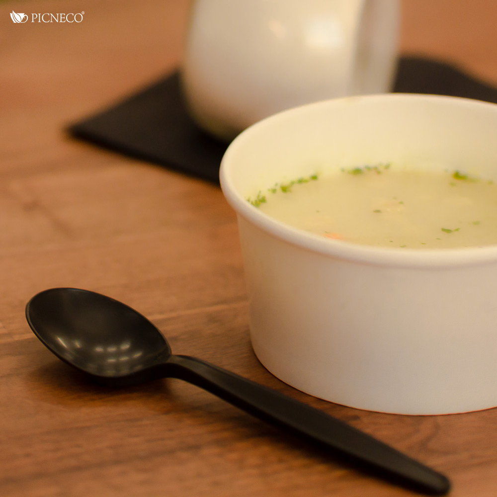 товар Одноразовая ложка, черная, 150 мм SP001C