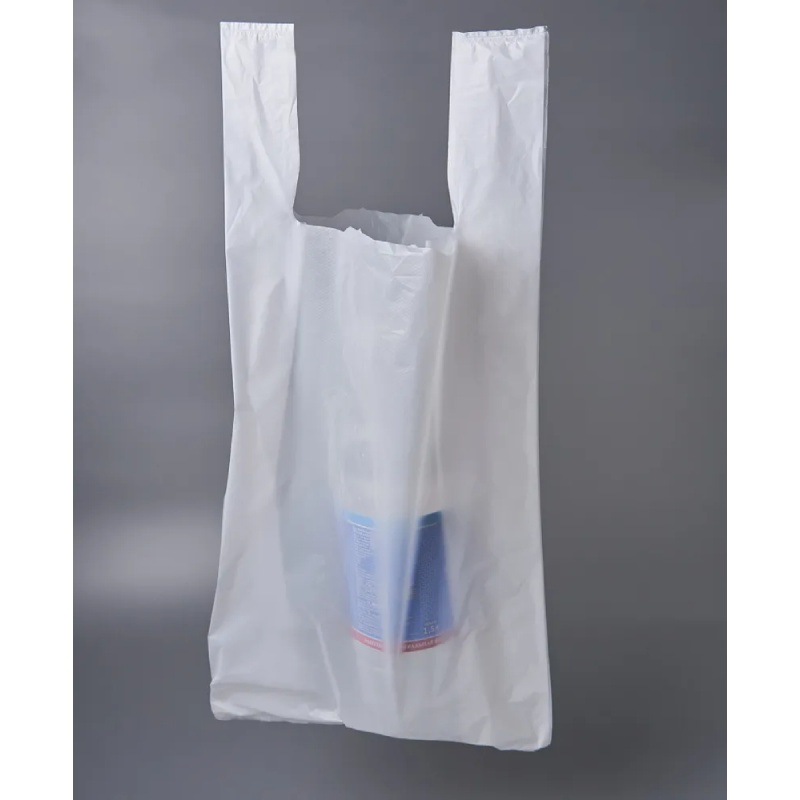 товар Пакет майка, ПЭ, 28+14х50 см, 10 мкм (белая) MY02369