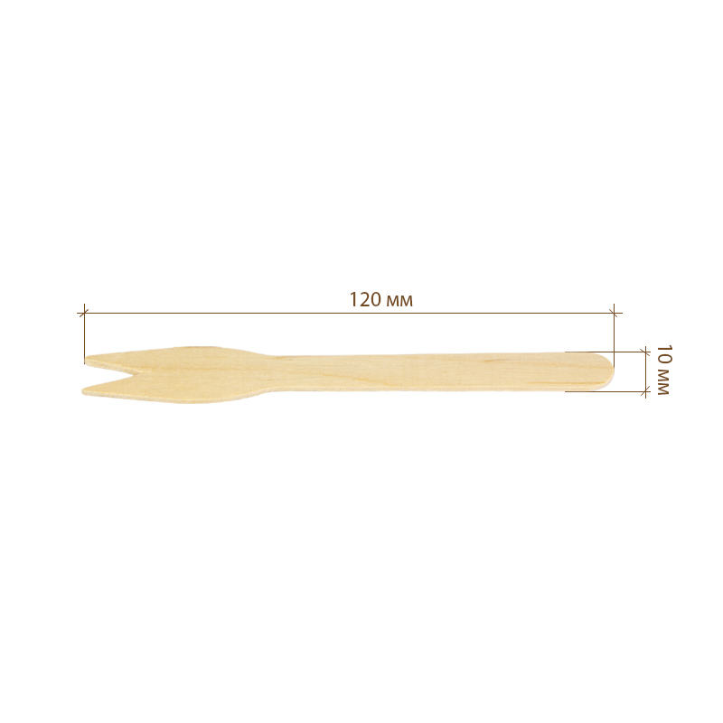 товар Вилка-фри 120 мм деревянная DP313