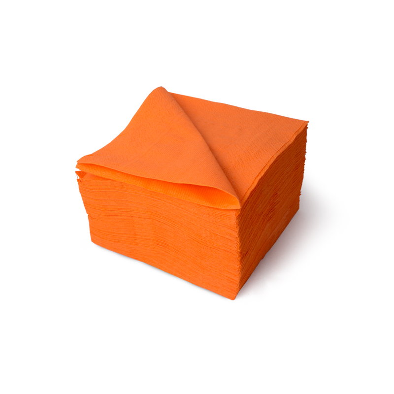 товар Салфетки 24х24 см, 1 слой, оранжевые [400 шт в пачке] SL124O