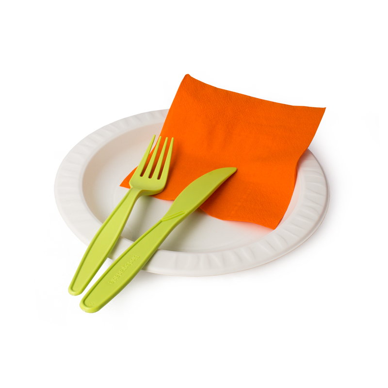 товар Салфетки 24х24 см, 1 слой, оранжевые [400 шт в пачке] SL124O