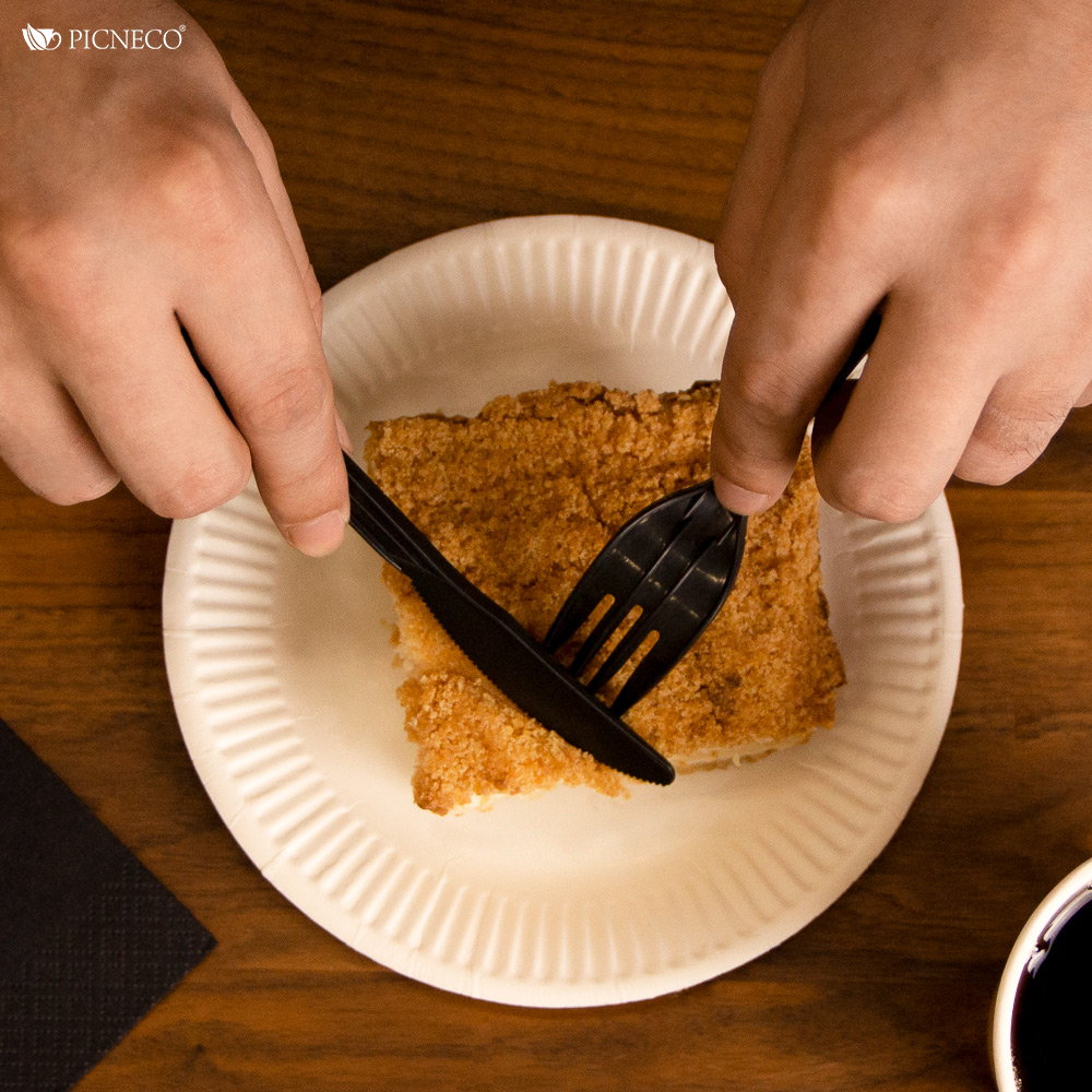 товар Нож из кукурузного крахмала, 160 мм, черный SP017C