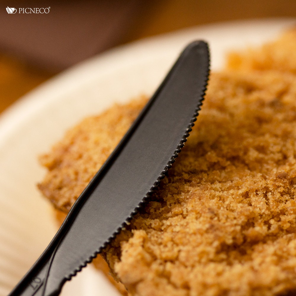 товар Нож из кукурузного крахмала, 160 мм, черный SP017C