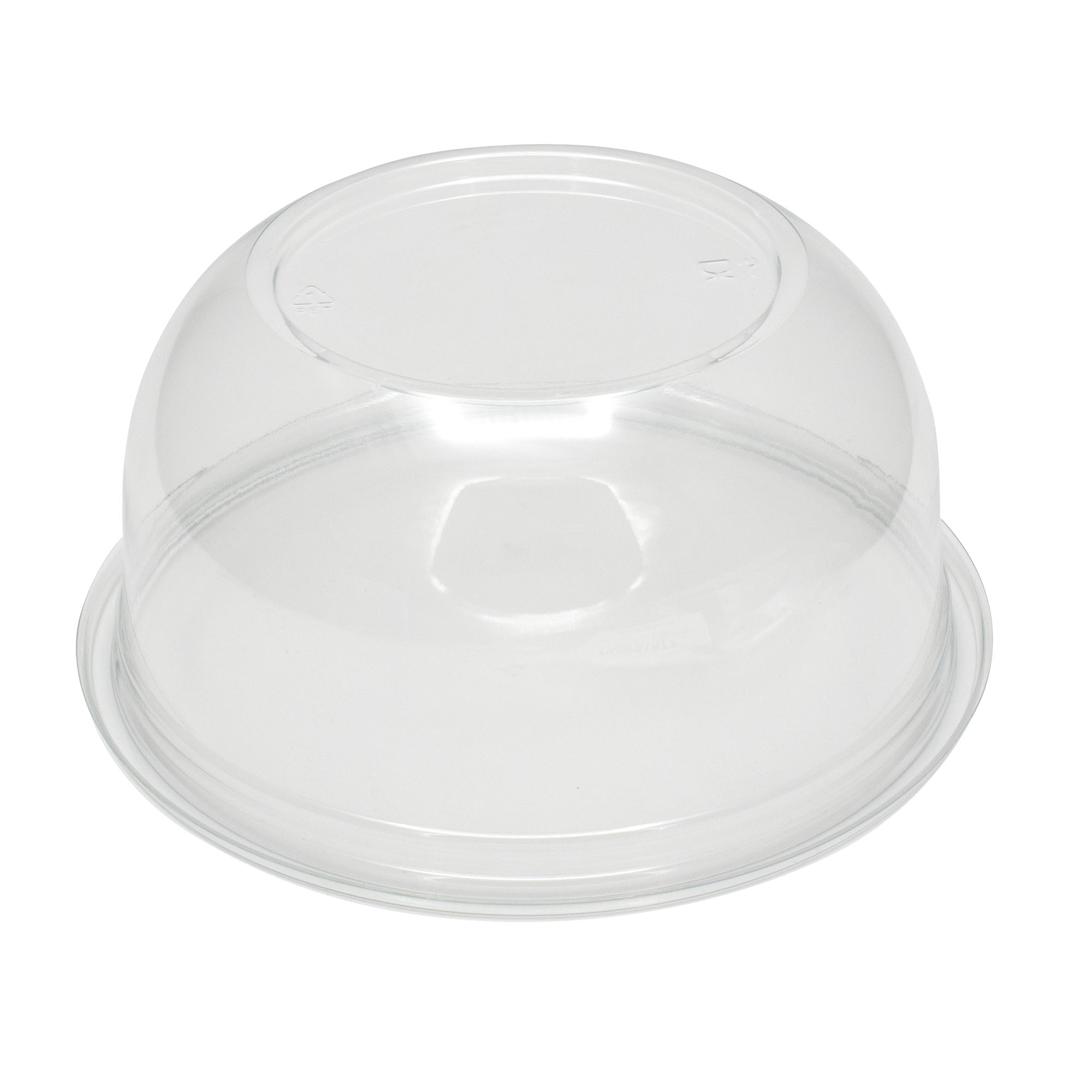 Коробка для пирожного [крышка] с прозрачной крышкой пластиковая купольная 132*60 мм
