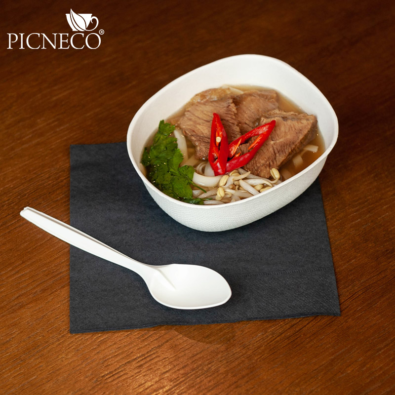 товар Одноразовая суповая ложка, 170 мм, бежевая SP018