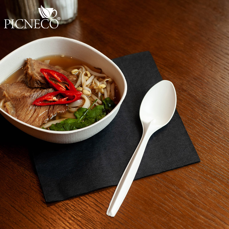 товар Одноразовая суповая ложка, 170 мм, бежевая SP018