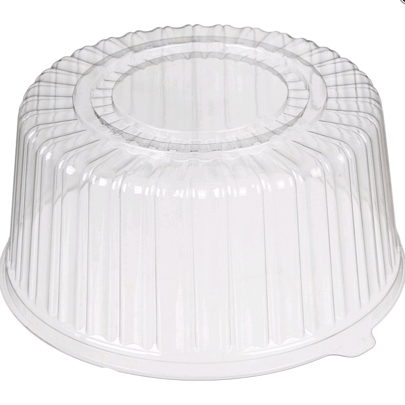 Прозрачная крышка для тортницы, круглая, 242*106 мм