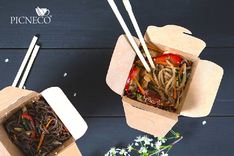 товар Коробка для лапши, 560 мл, крафт, склеенная BK001S