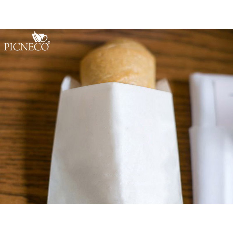 товар Бумажный крафт пакет с плоским дном, плоский пакет, белый, 90*40*205 мм ОДП KLD009