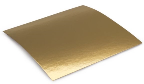 Подложка для торта квадратная усиленная золото, 22*22 см