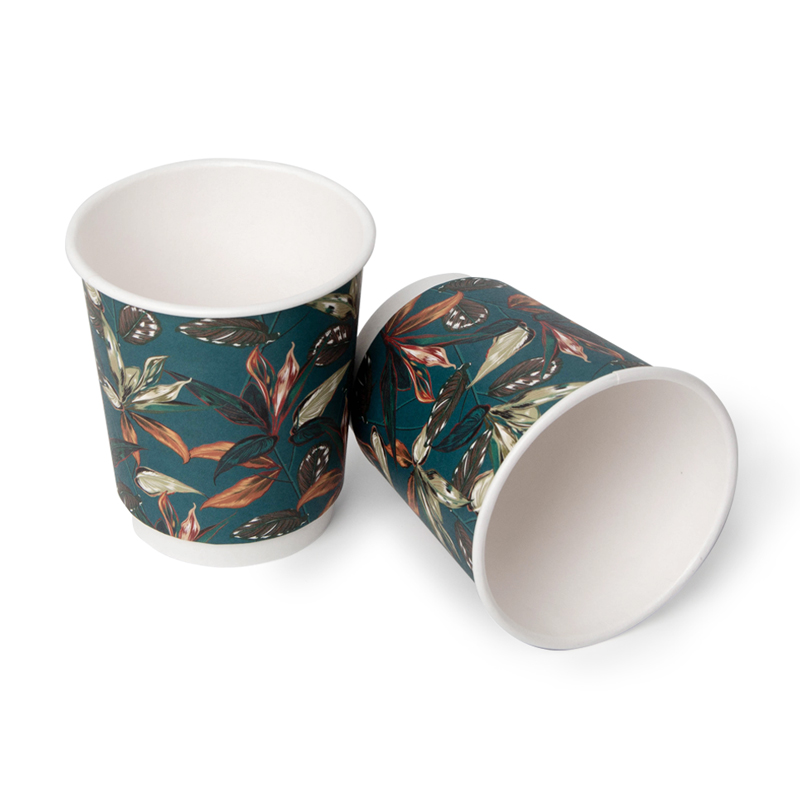 товар Бумажный стакан с рисунком "Бали" 250 мл, двухслойный STD225Ba