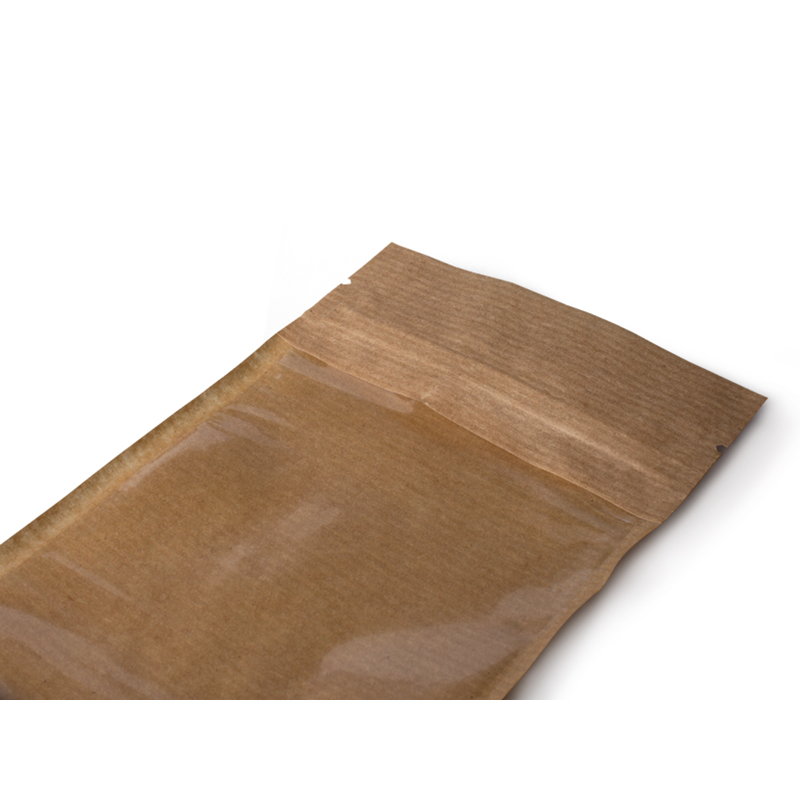 товар Крафт пакет дой пак зип лок с окном 100 мм, 105*30*185 мм ZLL105Kr