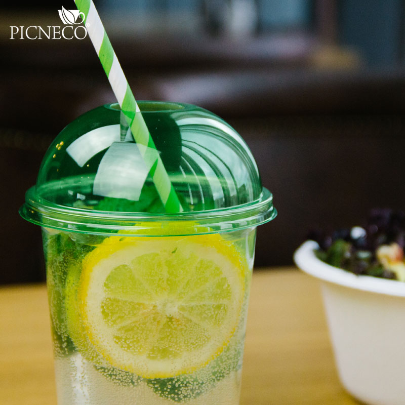 товар Крышка для стакана зеленая купол с отверстием V3-1002