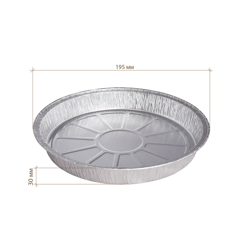 товар Алюминиевая круглая форма, 195 мм (600 мл) ALL118