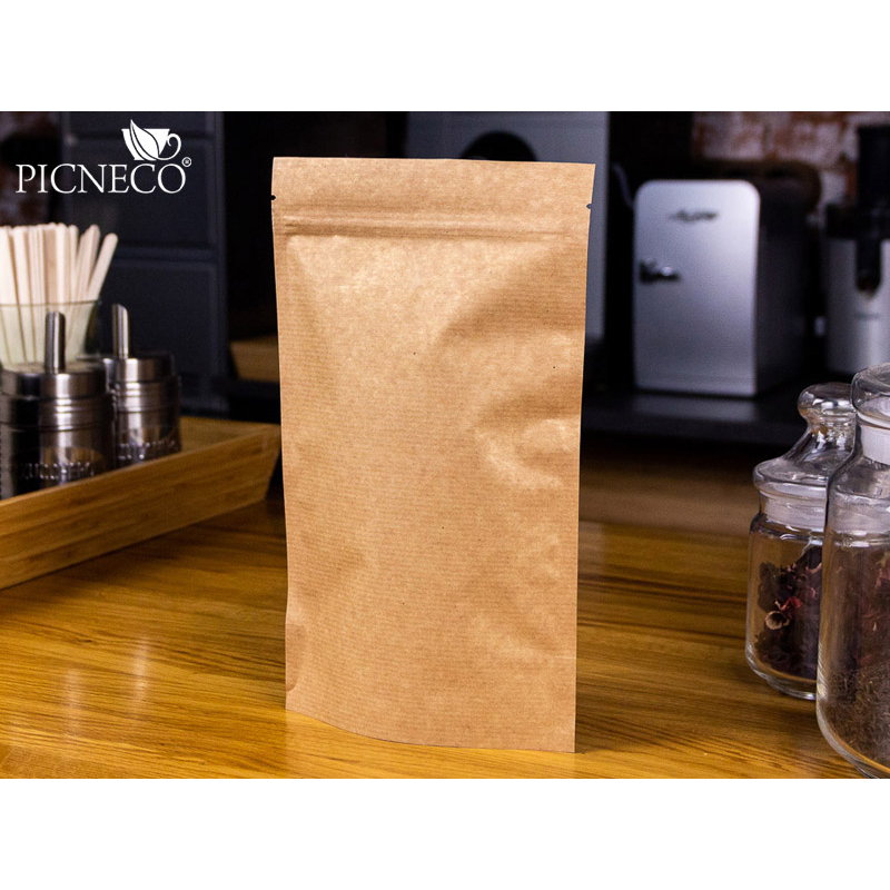 товар Крафт пакет дой-пак зип лок металлизированный 140*240 мм ZL140Kr