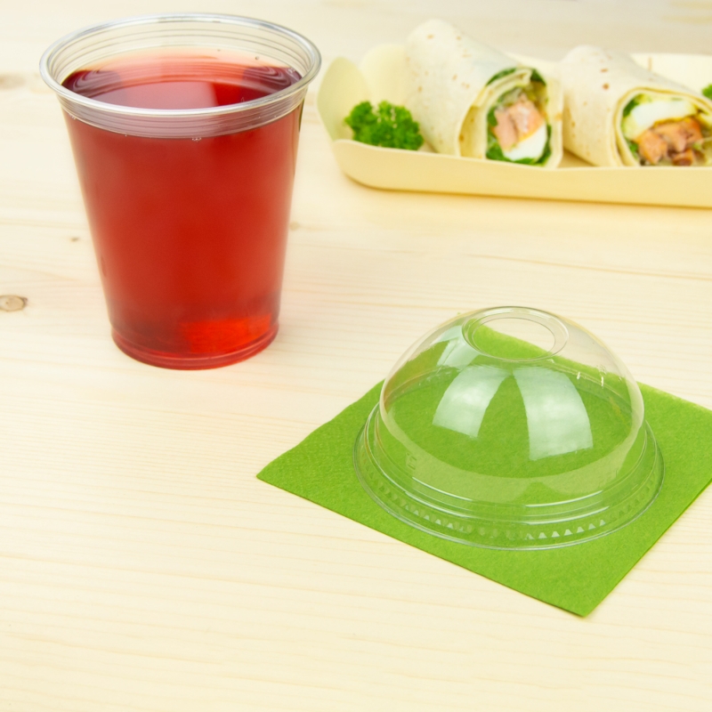 товар Крышка прозрачная купольная c отверстием 95 мм KRP110